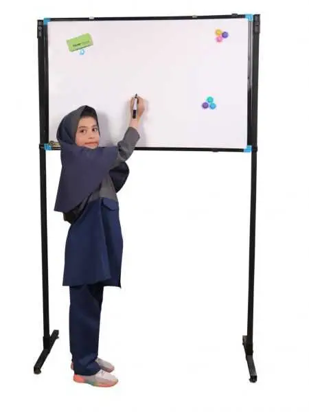 تخته وایت برد مغناطیسی ntm سایز 30x50 وایت برد و تخته سیاه گچی فریم آلومینیوم با کیفیت قابلیت پاک شوندگی 100درصد دارای گیره قابل تنظیم دارای گارانتی 6 ماهه تخته وایت برد مغناطیسی ntm