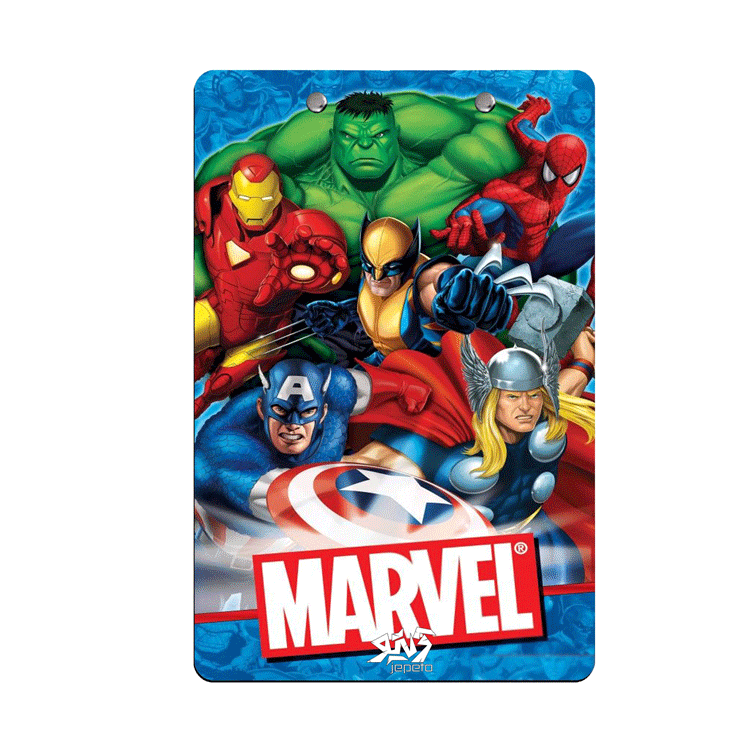 تخته شاسی چوبی مدل AVENGERS 2 دارای گیره فنری با کیفیت ساخته شده از ام دی اف مرغوب سه میل چاپ مستقیم روی چوب، صد در صد ضد آب و ضد خش تخته شاسی چوبی مدل AVENGERS 2