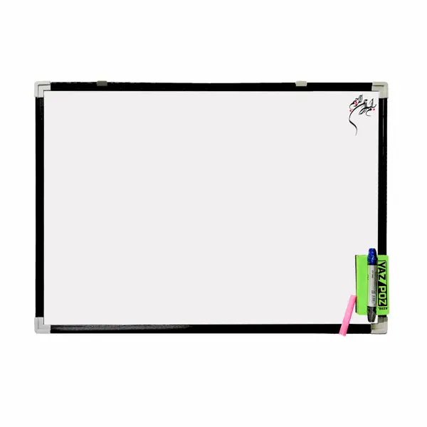 تخته وایت برد مغناطیسی ntm سایز 30x50 وایت برد و تخته سیاه گچی فریم آلومینیوم با کیفیت قابلیت پاک شوندگی 100درصد دارای گیره قابل تنظیم دارای گارانتی 6 ماهه تخته وایت برد مغناطیسی ntm سایز 30x50