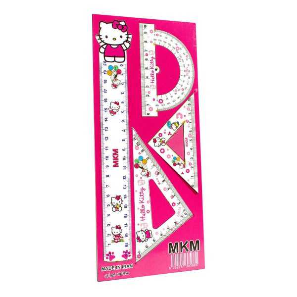 ست خط کش گونیا و نقاله مدل کیتی hello kitty ruler set گونیا 45 و 90 درجه نقاله خط کش 20 سانتی متری همچنین صدها محصول مناسب <a href="https://www.madresechee.ir/product-category/%d8%ac%d8%a7%db%8c%d8%b2%d9%87-%d9%85%d8%af%d8%b1%d8%b3%d9%87/">جایزه مدرسه</a> ست خط کش گونیا و نقاله مدل کیتی